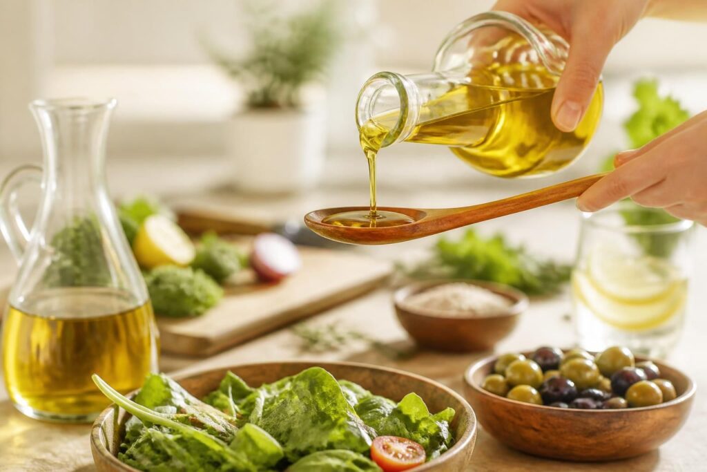 découvrez les bienfaits de l'huile d'olive et nos conseils pour une consommation saine afin d'améliorer votre santé au quotidien.
