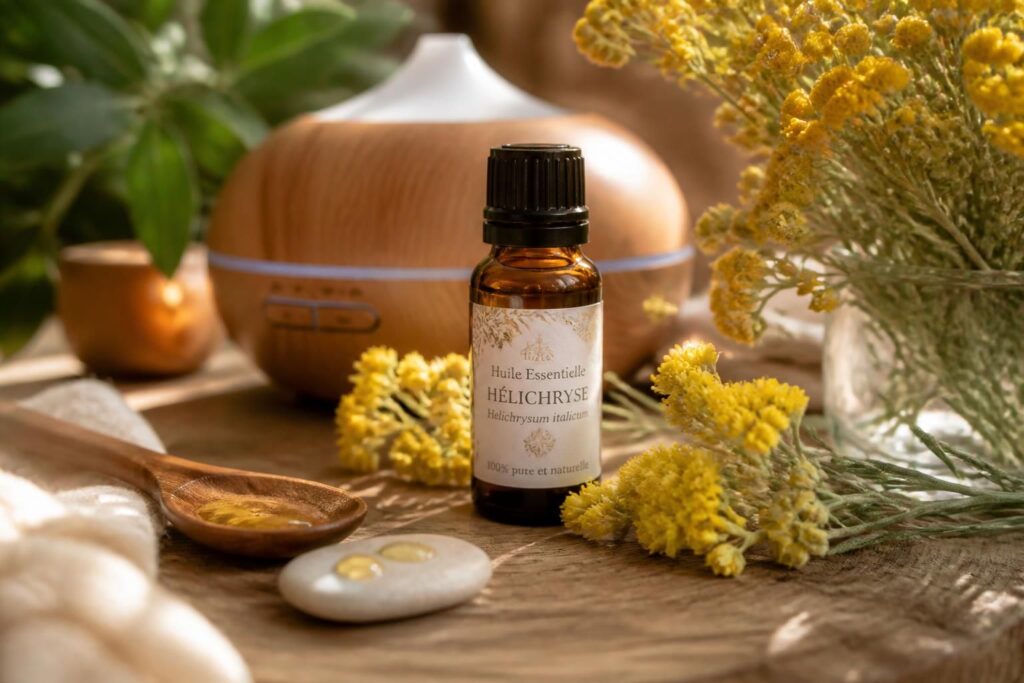 explorez les bienfaits de l’huile essentielle d’helichrysum et découvrez ses nombreuses utilisations en aromathérapie pour votre bien-être naturel.