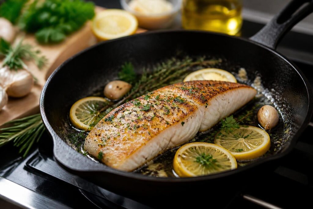 découvrez comment préparer un filet de julienne poêlé, une méthode simple et savoureuse pour cuisiner ce poisson délicat et délicieux.