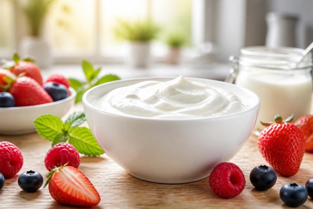 découvrez le fromage blanc 0%, une option fraîche, légère et saine à intégrer facilement dans votre alimentation quotidienne pour un apport en protéines sans matières grasses.