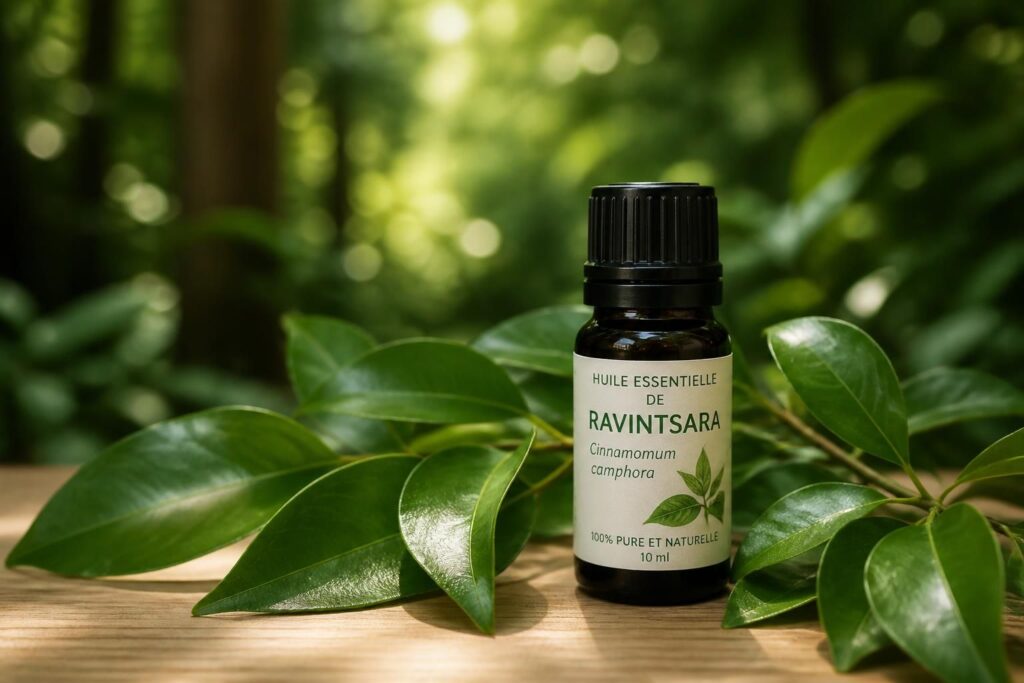 découvrez les bienfaits de l'huile essentielle de ravintsara, un allié naturel aux multiples vertus, à utiliser avec précaution pour profiter pleinement de ses propriétés.