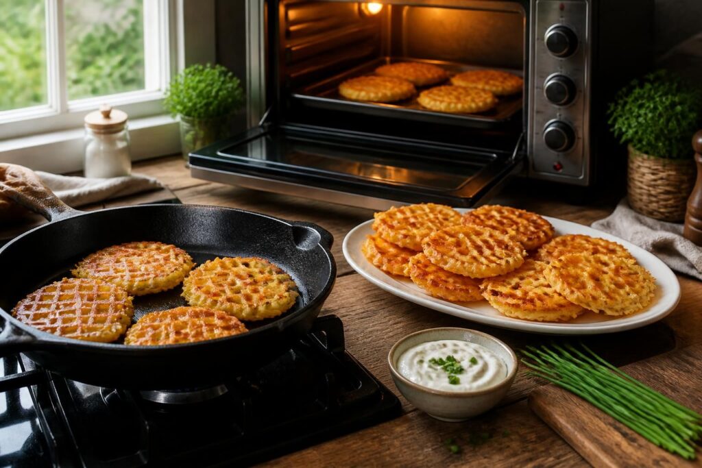découvrez des recettes simples et savoureuses de gaufres de pommes de terre à préparer au four ou à la poêle, parfaites pour un repas gourmand et rapide.