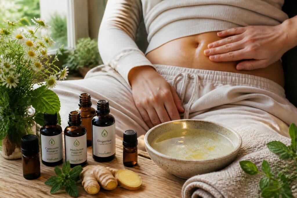 découvrez quelles huiles essentielles choisir pour soulager les maux de ventre et apprenez comment les utiliser efficacement pour un bien-être naturel.