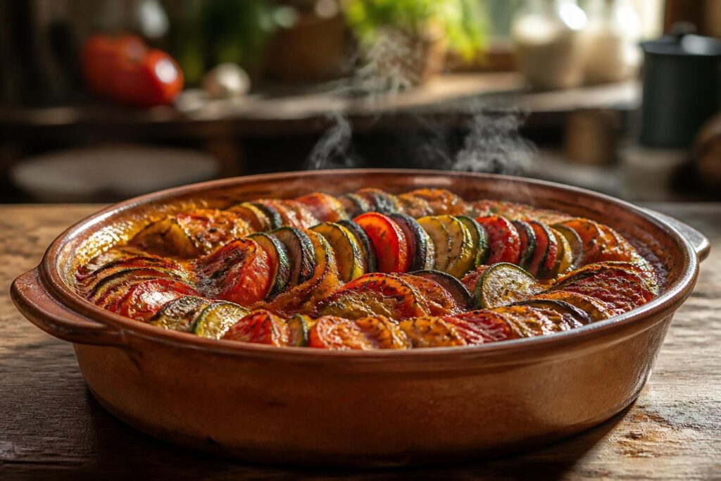 découvrez notre recette simple de ratatouille au four pour une cuisson lente qui révèle toutes les saveurs de ce plat traditionnel provençal.