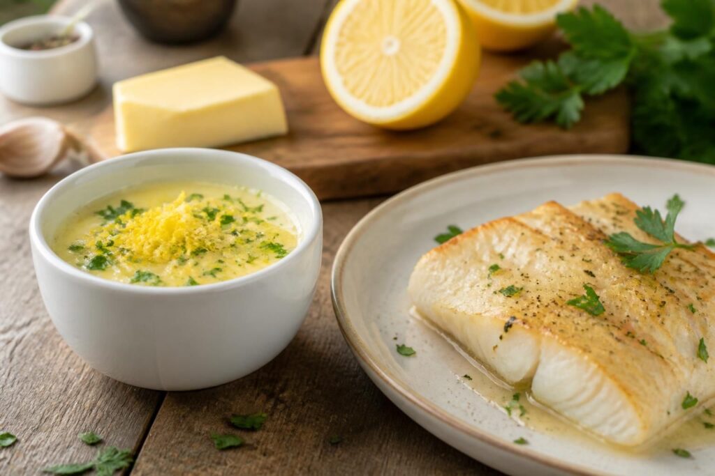 découvrez nos recettes rapides et sans crème de sauce beurre citron, parfaites pour accompagner vos plats de poisson avec fraîcheur et simplicité.