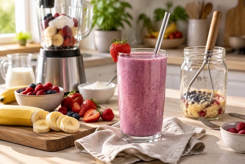 découvrez comment préparer un smoothie simple et savoureux, avec ou sans blender, grâce à des ingrédients faciles et des astuces pratiques.